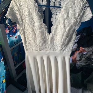 White Windsor dress